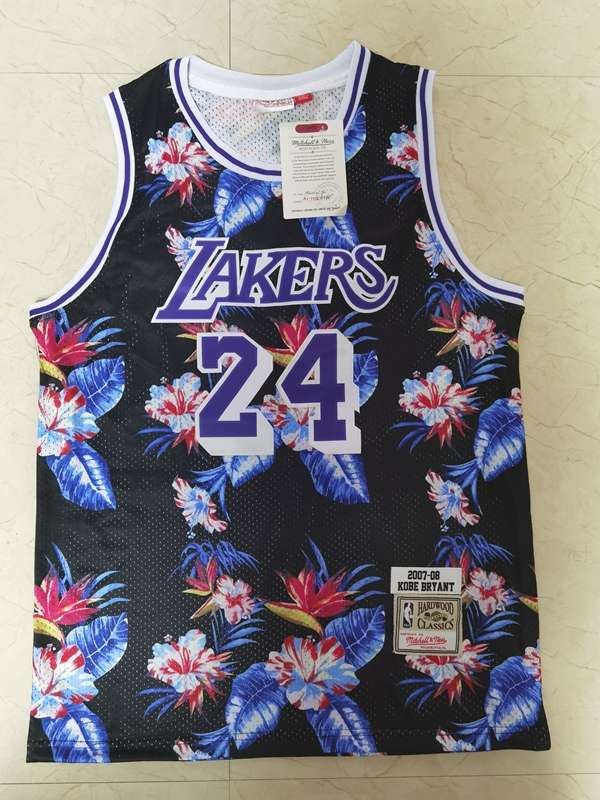 Los Angeles Lakers 2007/08 Black #24 BRYANT Classics Basketball Jersey (Stitched)