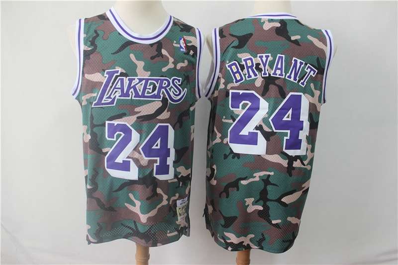 Los Angeles Lakers 2019 Camouflage #24 BRYANT Basketball Jersey (Stitched)