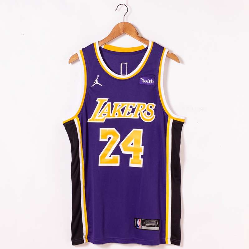 Los Angeles Lakers 20/21 Purple #24 BRYANT AJ Basketball Jersey (Stitched)