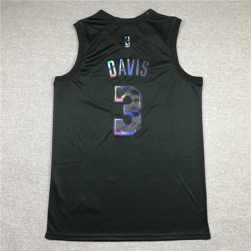 Los Angeles Lakers 20/21 Black #3 DAVIS Basketball Jersey 02 (Stitched)