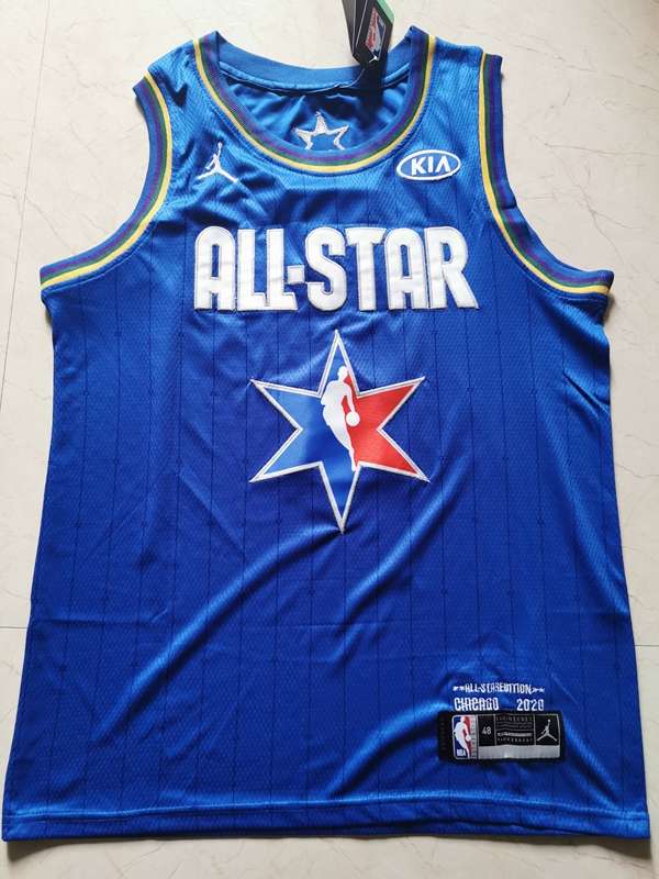 Los Angeles Lakers 2020 Blue #3 DAVIS ALL-STAR Basketball Jersey (Stitched)