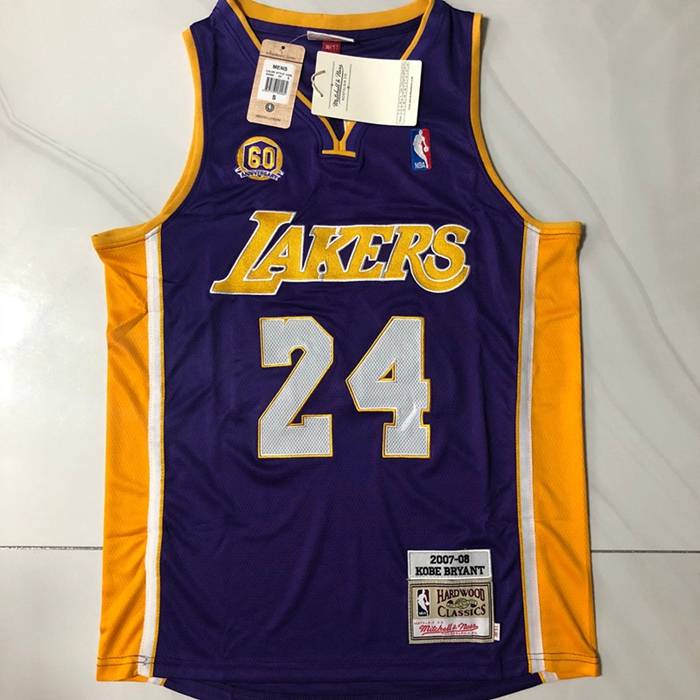 Los Angeles Lakers 2007/08 Purple #24 BRYANT Classics Basketball Jersey 03 (Closely Stitched)