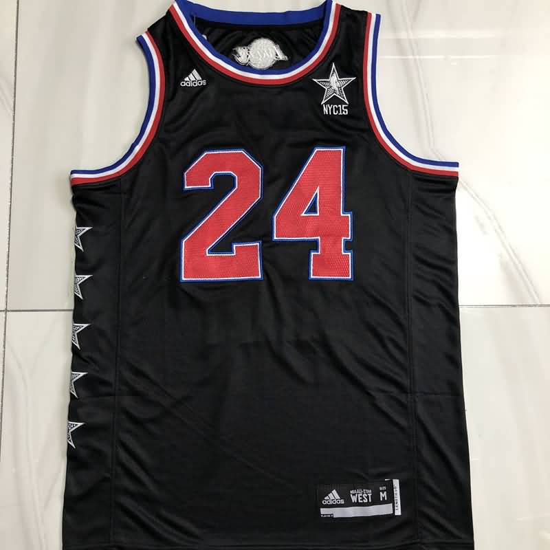 Los Angeles Lakers 2015 Black #24 BRYANT ALL-STAR Classics Basketball Jersey (Closely Stitched)