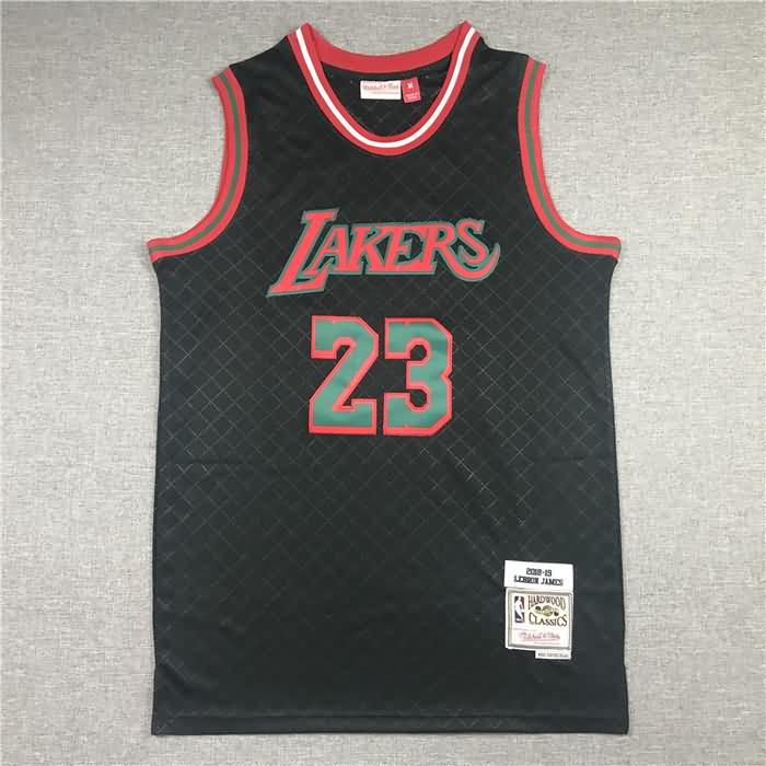 Los Angeles Lakers 2018/19 Black #23 JAMES Classics Basketball Jersey (Stitched)