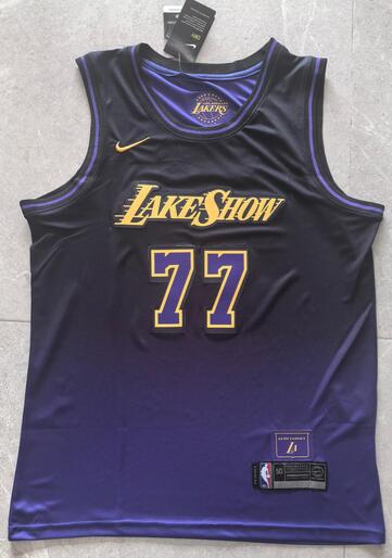 Los Angeles Lakers 24/25 Purple #77 DONCIC Basketball Jersey (Stitched)