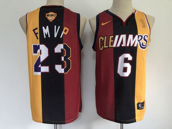 Los Angeles Lakers Finals #6#23 FMVP MVP Basketball Jersey (Stitched)