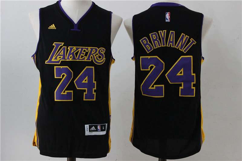 Los Angeles Lakers Black #24 BRYANT Classics Basketball Jersey 04 (Stitched)