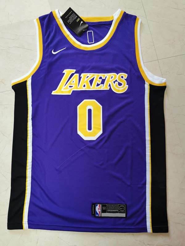Los Angeles Lakers Purple #0 KUZMA Classics Basketball Jersey (Stitched)
