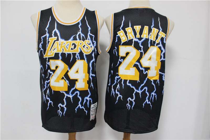 Los Angeles Lakers Black #24 BRYANT Basketball Jersey 02 (Stitched)