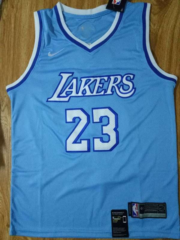 Los Angeles Lakers Blue #23 JAMES Basketball Jersey (Stitched)