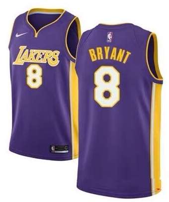 Los Angeles Lakers Purple #8 BRYANT Basketball Jersey 02 (Stitched)