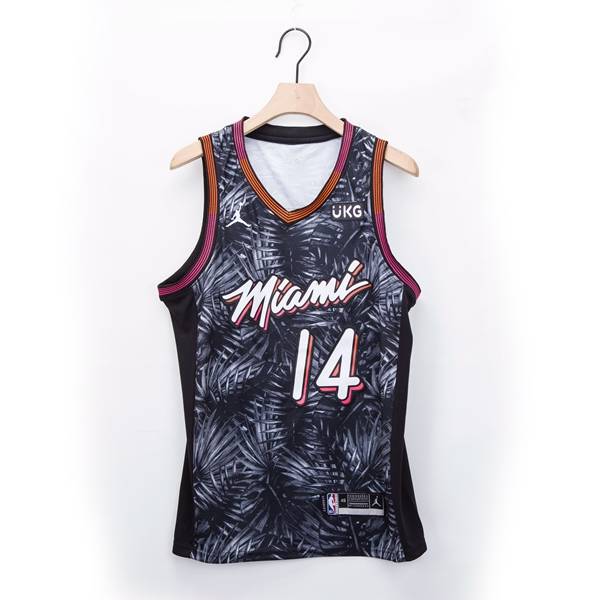 Miami Heat 20/21 Black #14 HERRO AJ Basketball Jersey (Stitched)