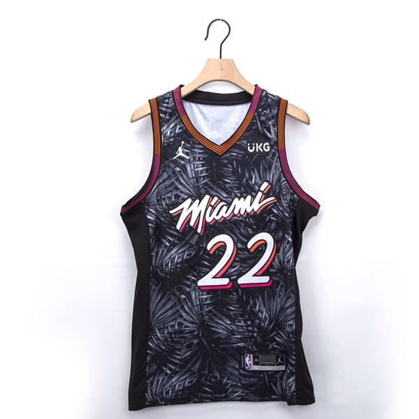 Miami Heat 20/21 Black #22 BUTLER AJ Basketball Jersey (Stitched)
