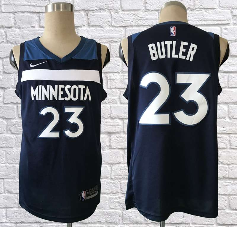 Minnesota Timberwolves Dark Blue #23 BUTLER Basketball Jersey (Stitched)