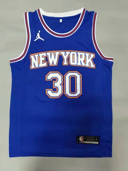 New York Knicks Blue #30 RANDLE AJ Basketball Jersey (Stitched)