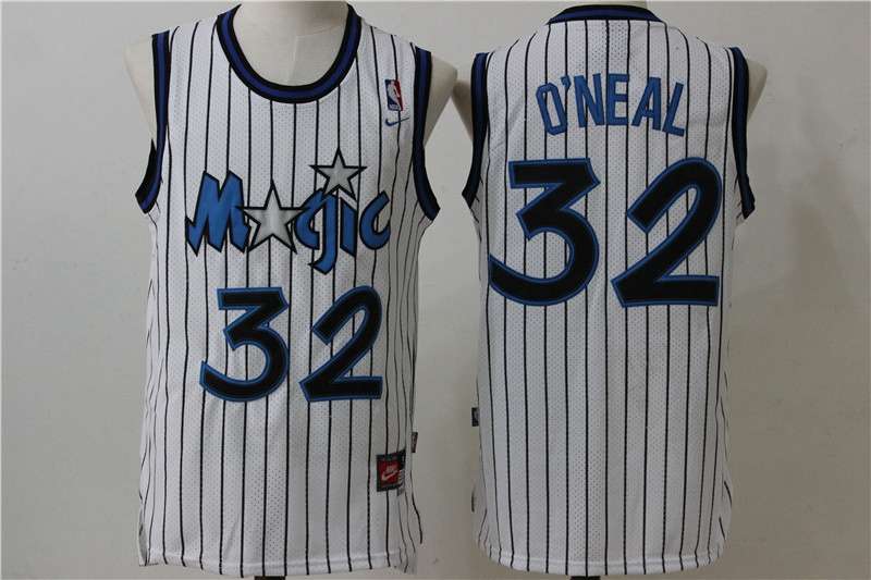 Orlando Magic White #32 ONEAL Classics Basketball Jersey (Stitched)