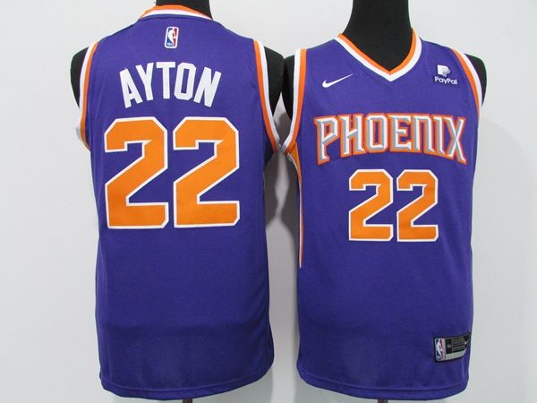 20/21 Phoenix Suns Purple #22 AYTON Basketball Jersey (Stitched)