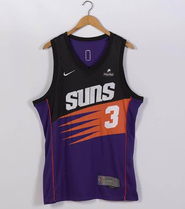 Phoenix Suns 20/21 Purple #3 PAUL Basketball Jersey 02 (Stitched)