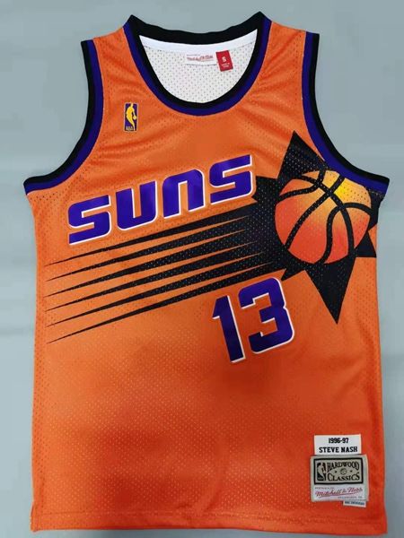 1996/97 Phoenix Suns Orange #13 NASH Classics Basketball Jersey (Stitched)