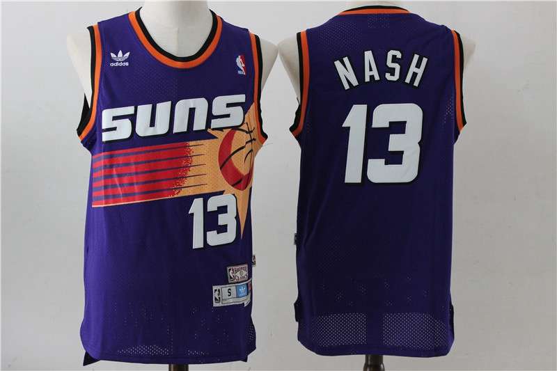 Phoenix Suns Purple #13 NASH Classics Basketball Jersey 02 (Stitched)