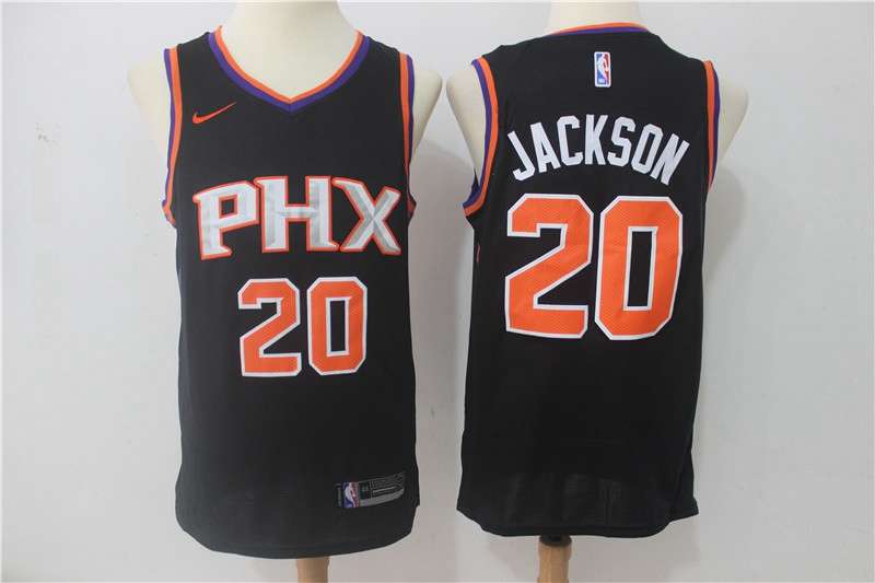 Phoenix Suns Black #20 JACKSON Basketball Jersey (Stitched)