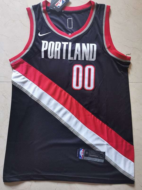 Portland Trail Blazers 20/21 Black #00 ANTHONY Basketball Jersey (Stitched)