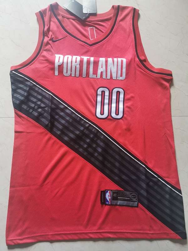 Portland Trail Blazers 2020 Red #00 ANTHONY Basketball Jersey (Stitched)