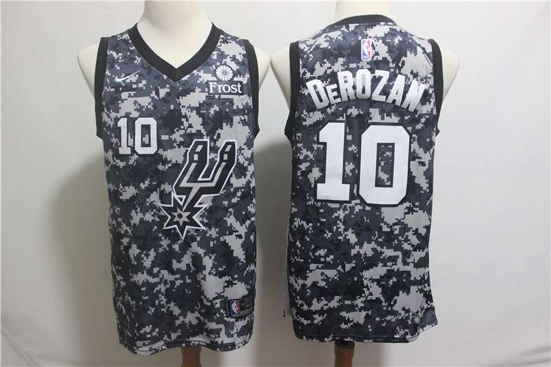 San Antonio Spurs 2020 Black #10 DeROZAN City Basketball Jersey (Stitched)