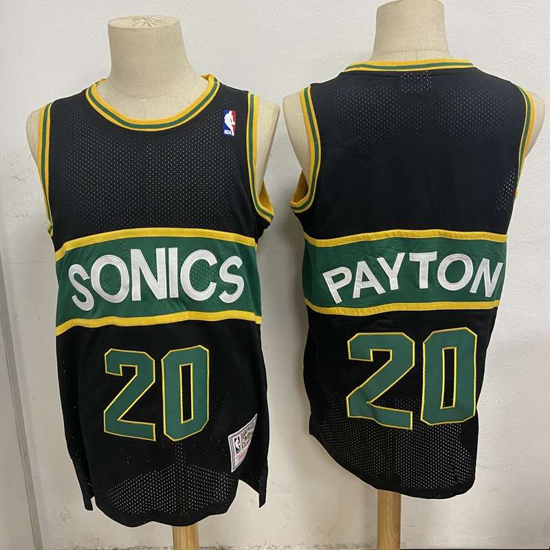 Seattle Sounders Black #20 PAYTON Classics Basketball Jersey (Stitched)