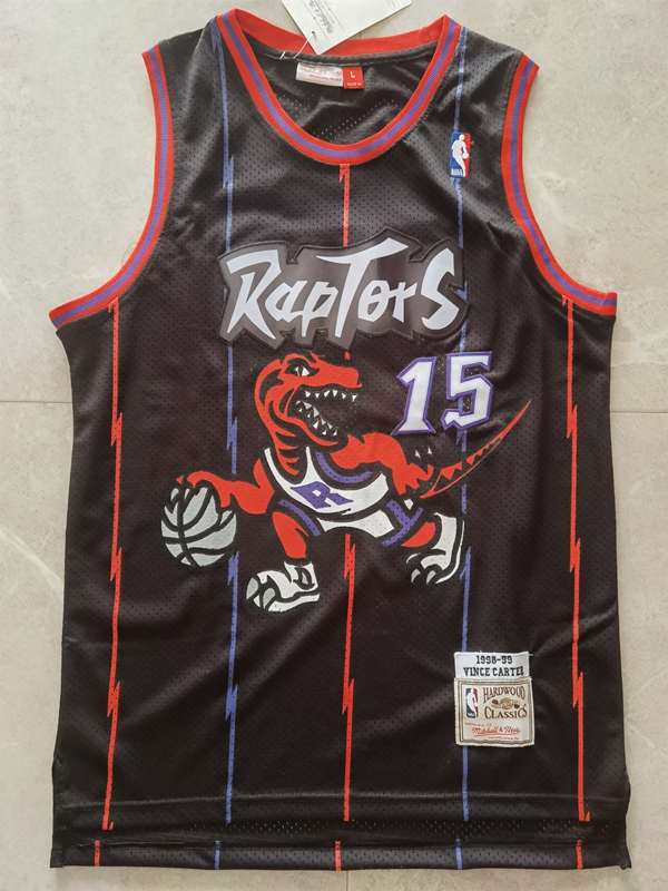 Toronto Raptors 1998/99 Black #15 CARTER Classics Basketball Jersey (Stitched)