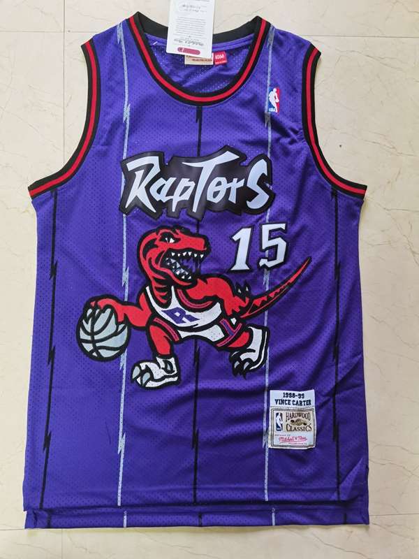 Toronto Raptors 1998/99 Purple #15 CARTER Classics Basketball Jersey (Stitched)