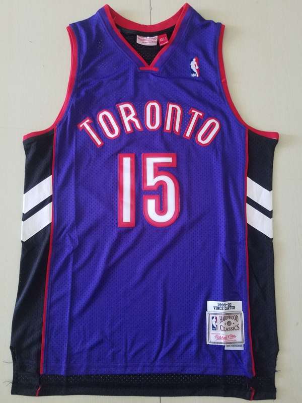 Toronto Raptors 1999/00 Purple Black #15 CARTER Classics Basketball Jersey (Stitched)