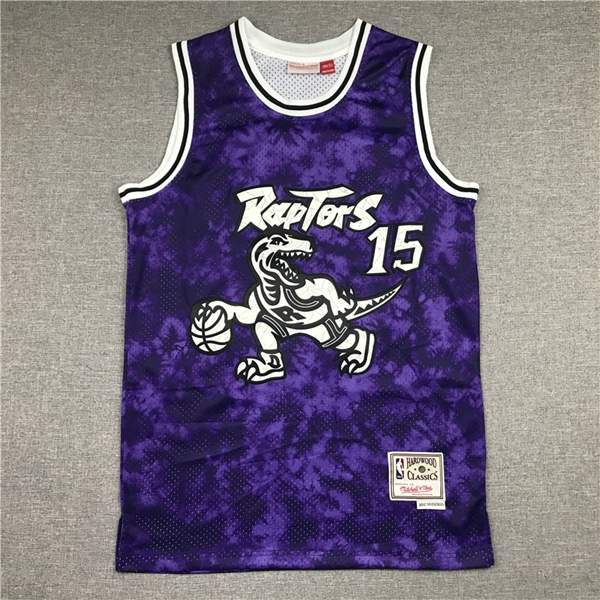 Toronto Raptors Purple #15 CARTER Classics Basketball Jersey (Stitched) 02