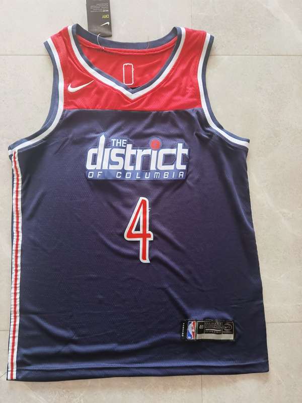 Washington Wizards 20/21 Dark Blue #4 WESTBROOK Basketball Jersey (Stitched)