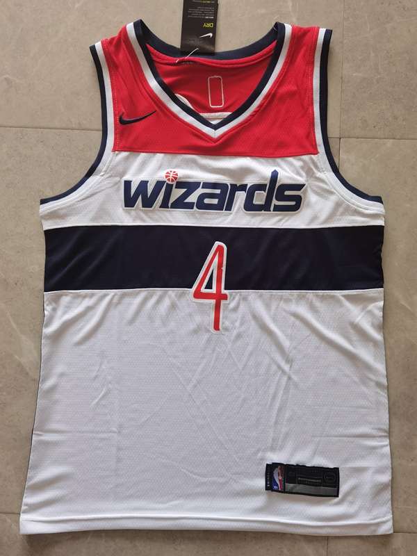 Washington Wizards 20/21 White #4 WESTBROOK Basketball Jersey (Stitched)