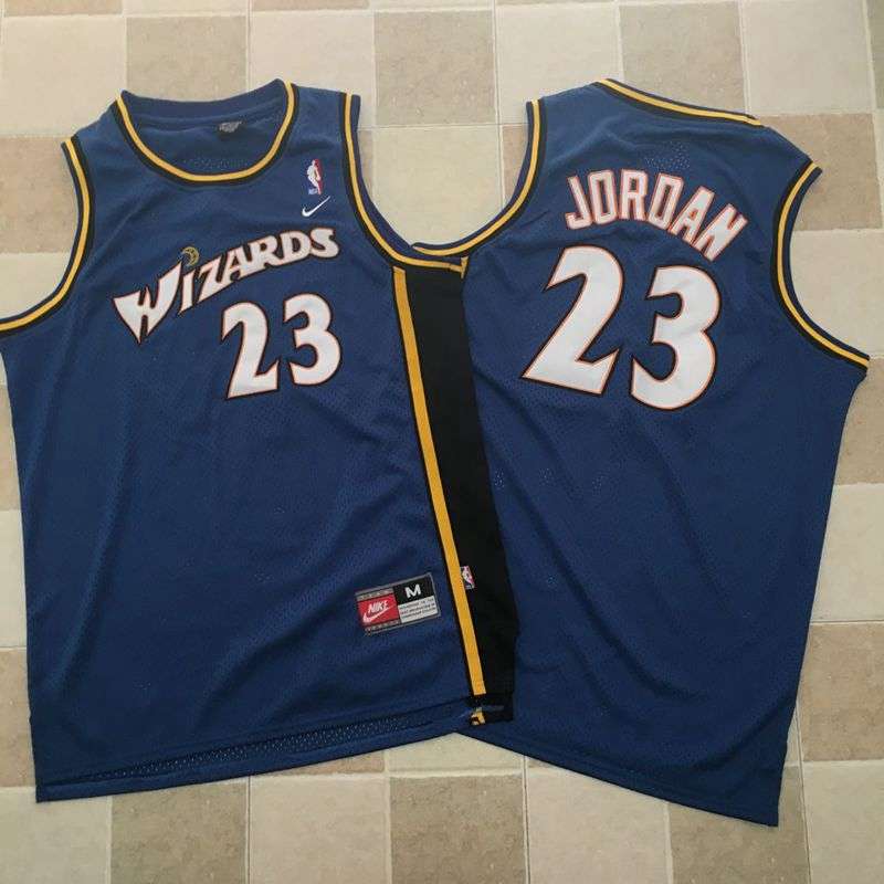 Washington Wizards Blue #23 JORDAN Classics Basketball Jersey (Closely Stitched)