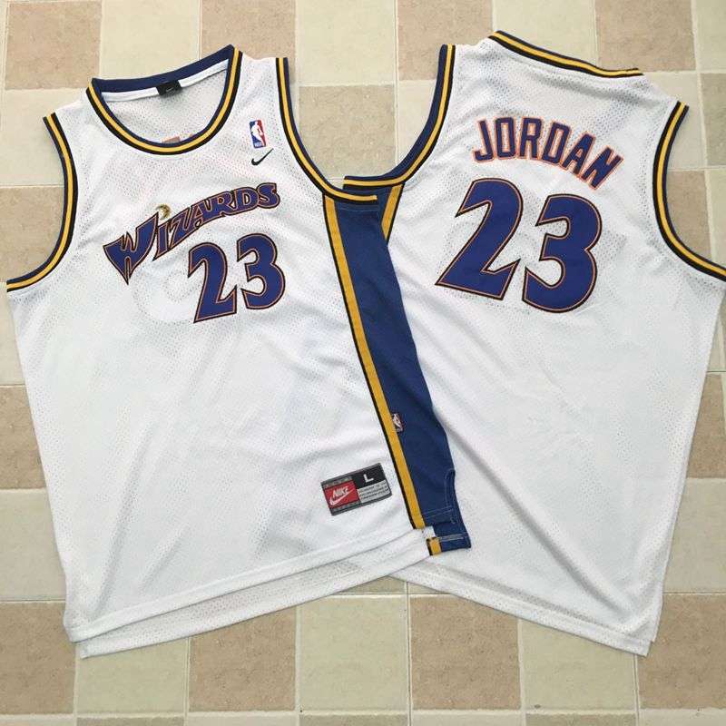 Washington Wizards White #23 JORDAN Classics Basketball Jersey (Closely Stitched)