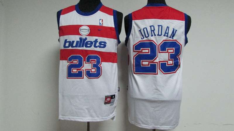 Washington Wizards White #23 JORDAN Classics Basketball Jersey 02 (Stitched)