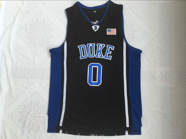 Duke Blue Devils Black #0 TATUM NCAA Basketball Jersey