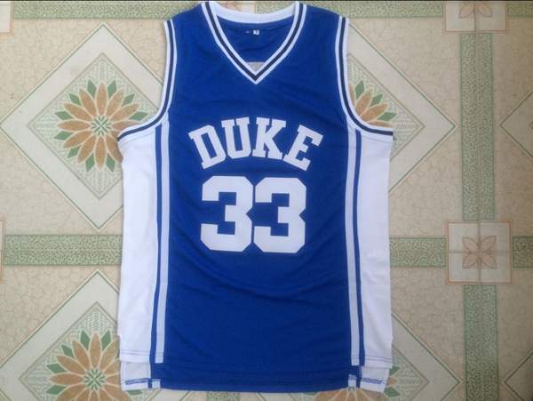 Duke Blue Devils Blue #33 HILL NCAA Basketball Jersey