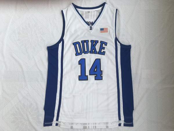 Duke Blue Devils White #14 INGRAM NCAA Basketball Jersey