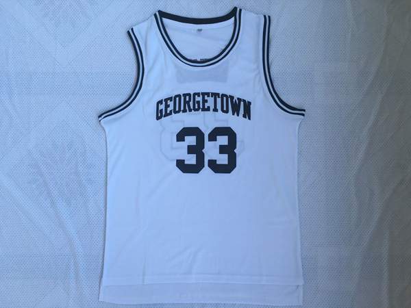 Georgetown Hoyas White #33 EWING NCAA Basketball Jersey