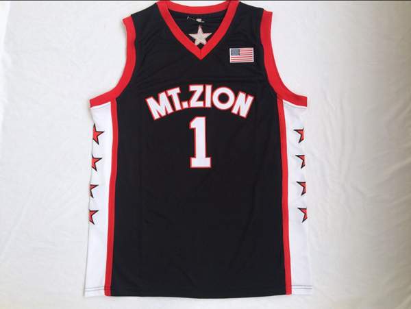 Mount Zion Black #1 MCGRADY Basketball Jersey