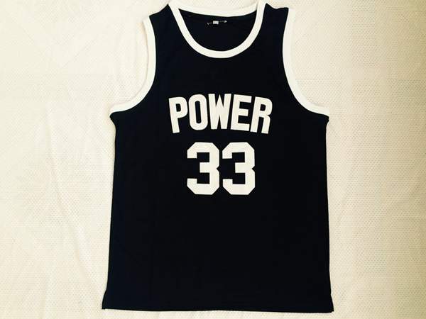 Power Black #33 ALCINDOR Basketball Jersey