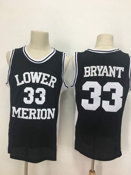 Lower Merion Black #33 BRYANT Basketball Jersey