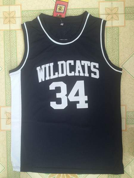 Wildcats Black #34 BIAS Basketball Jersey