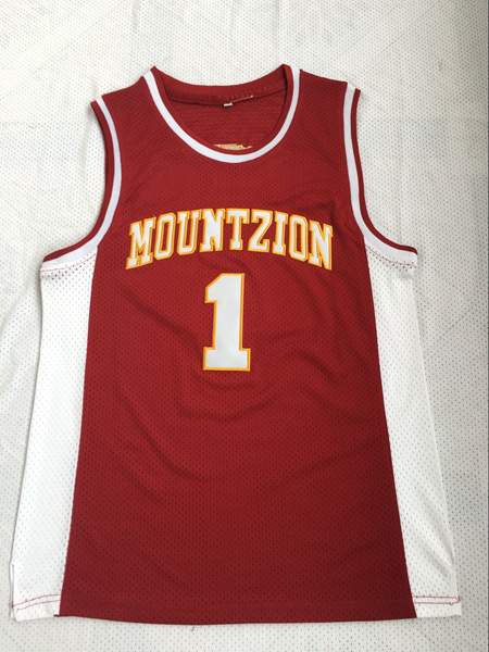 Mount Zion Red #1 MCGRADY Basketball Jersey