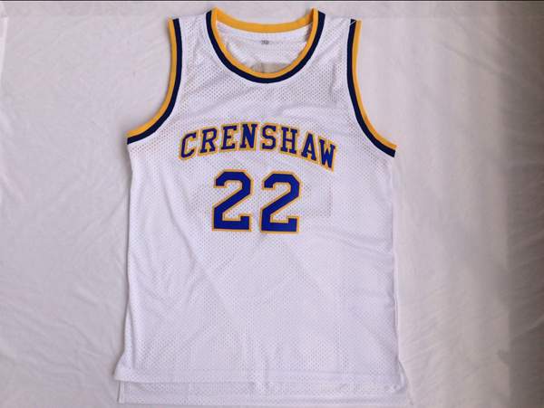 Crenshaw White #22 MCCALL Basketball Jersey