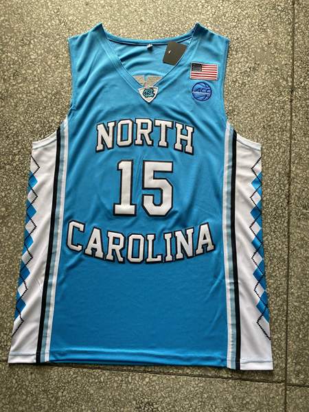 North Carolina Tar Heels Light Blue #15 CARTER NCAA Basketball Jersey