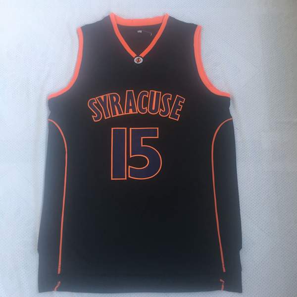 Syracuse Orange Black #15 ANTHONY NCAA Basketball Jersey